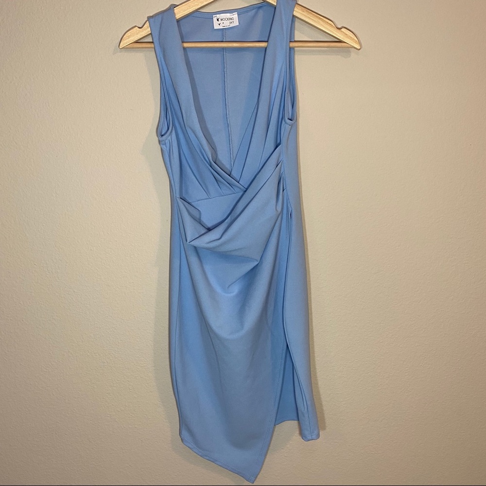Mockingjay Light blue business casual dress